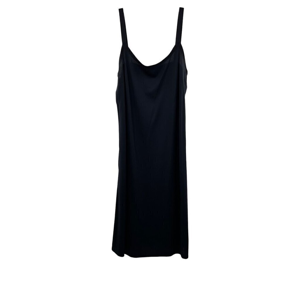 Christopher & Banks Sleeveless Scoop Neck Shift Dress Navy Size 14 Above Knee